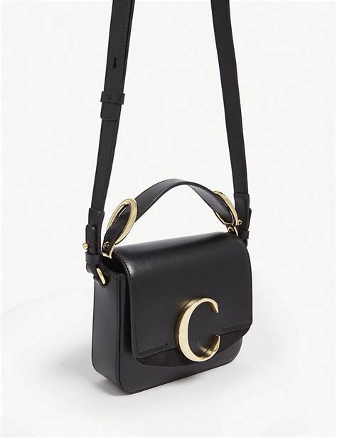 chloe c bag selfridges